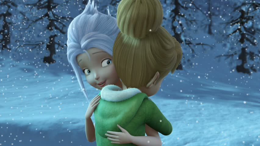 tinkerbell and periwinkle hugging